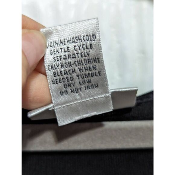 Chico's Traveler 3 Black Short Sleeve Jersey Knit Top - Picture 5 of 5